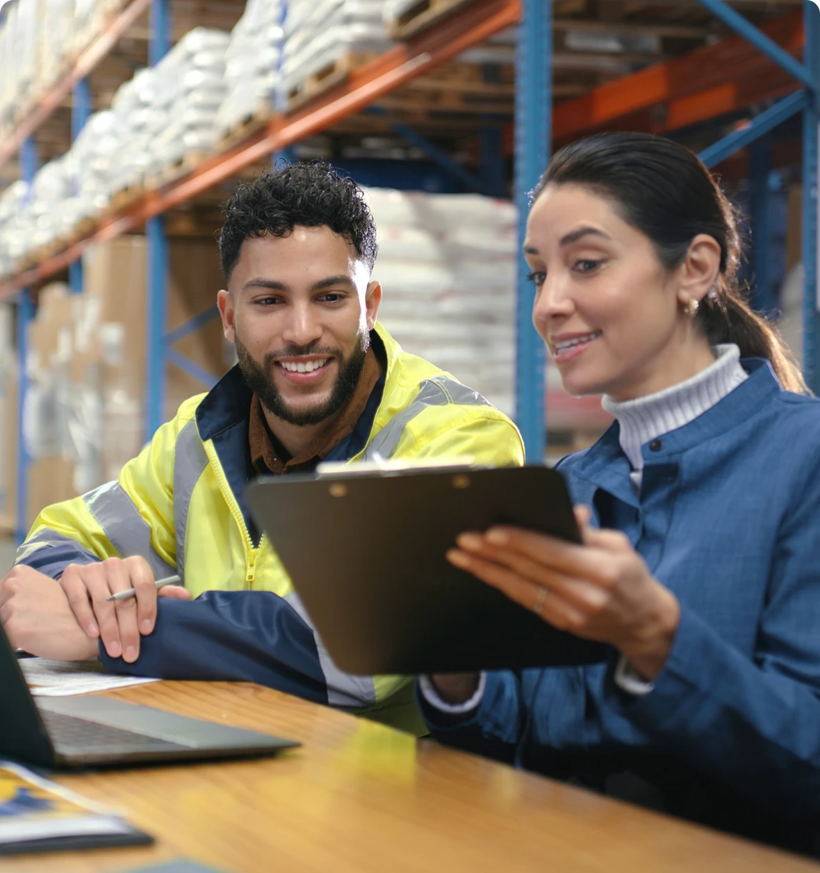Team collaboration in storage facility